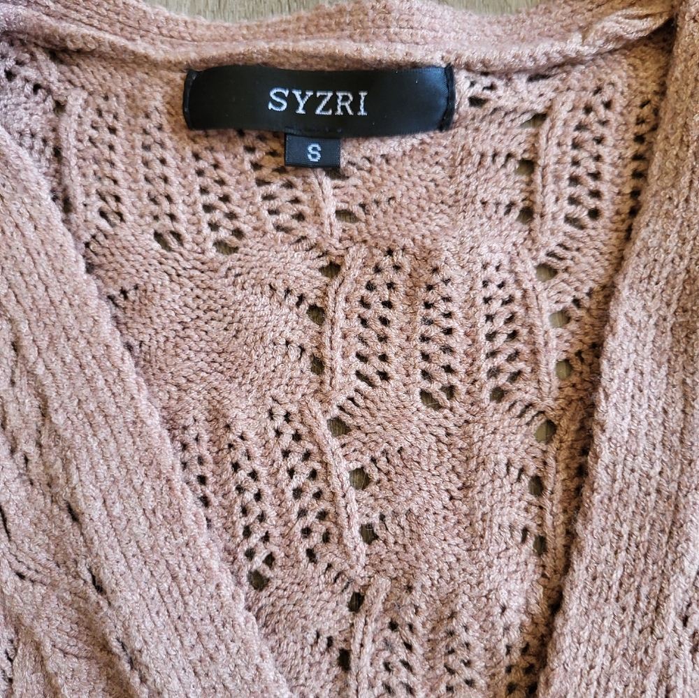 Tan Wrap Sweater - Picture 3 of 5